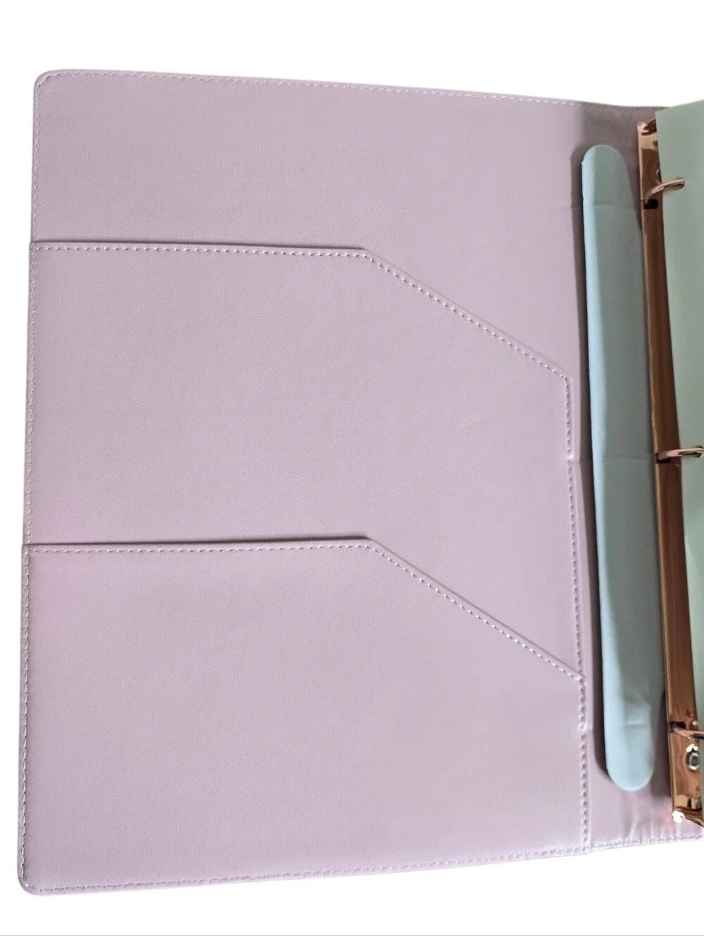Brown Checkered Designer Notebook Organizer Folio Folder Monogram Planner